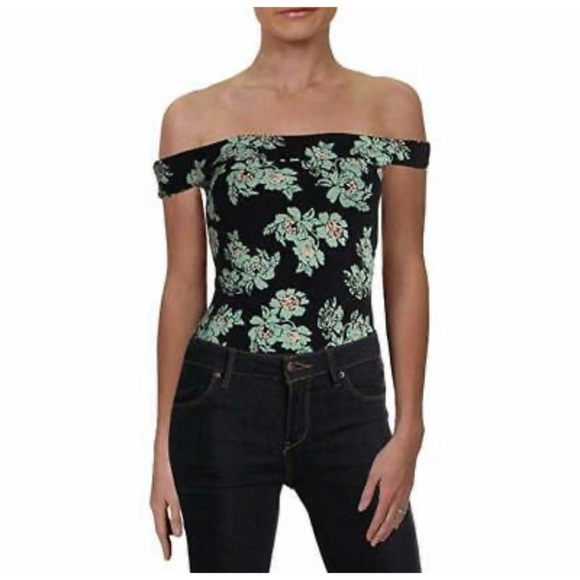 Free People Tops - Free People “So Much” Bodysuit-Black Combo-S